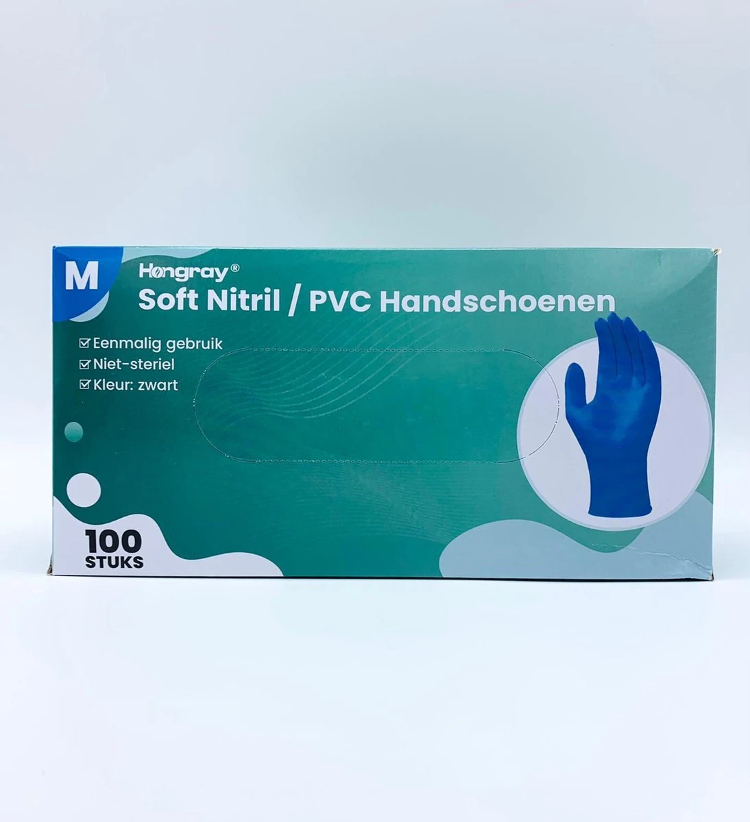 Nitrile Handschoenen Wegwerp-Nitrile-Gloves Powder Free Disposablos Latex Vrij -100 Stuks - Maat L - AQL 1.0! - Afbeelding 5