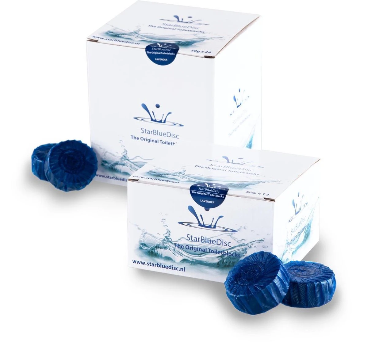 Starbluedisc Toiletblok Jaarverpakking A 24 Stuks Blauw - Afbeelding 4