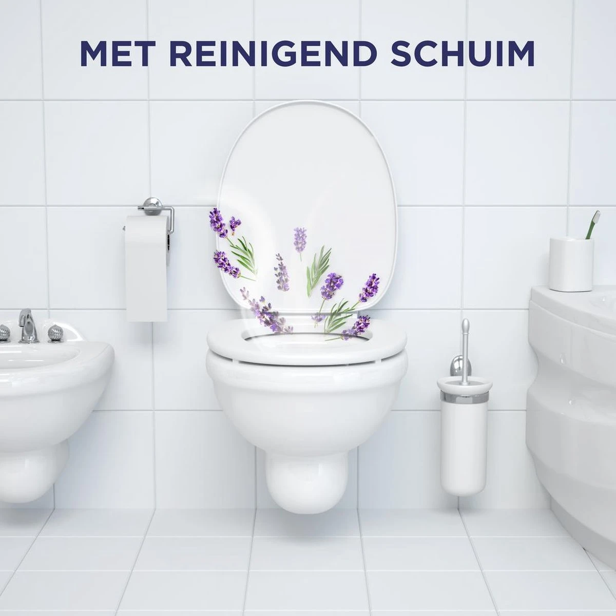 Glorix Power 5 Toiletblokken - Lavendel - 9 Stuks - Voordeelverpakking - Afbeelding 8