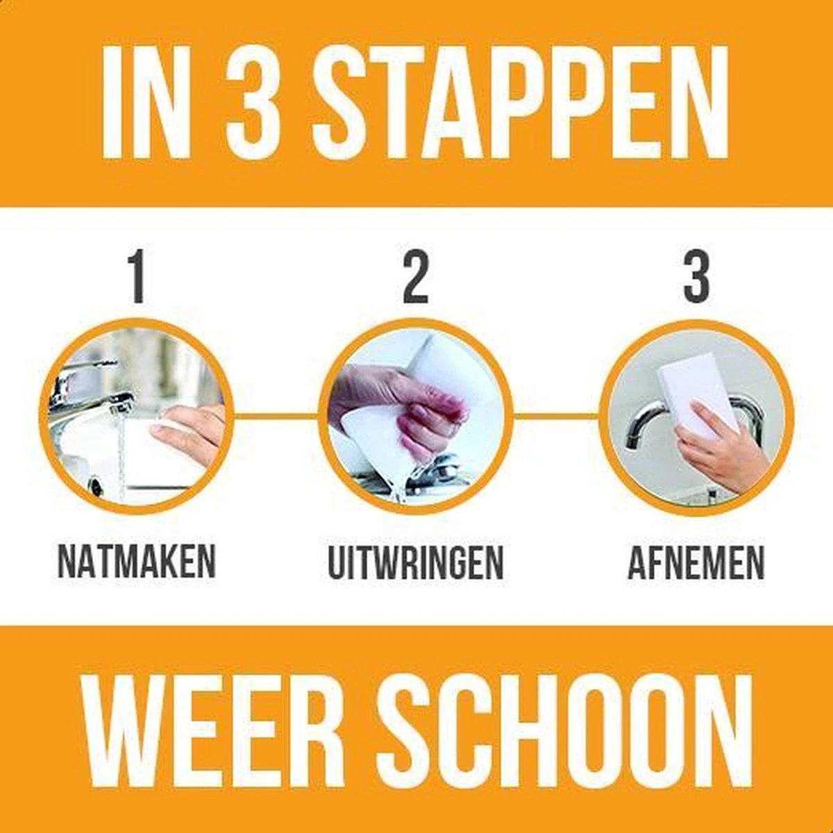 24x Wonderspons | Schoonmaakspons | Sponsjes | Magic Eraser | Wondersponzen | Alle Oppervlakken | Vlekken Verwijderen | Melamine Spons - Afbeelding 8