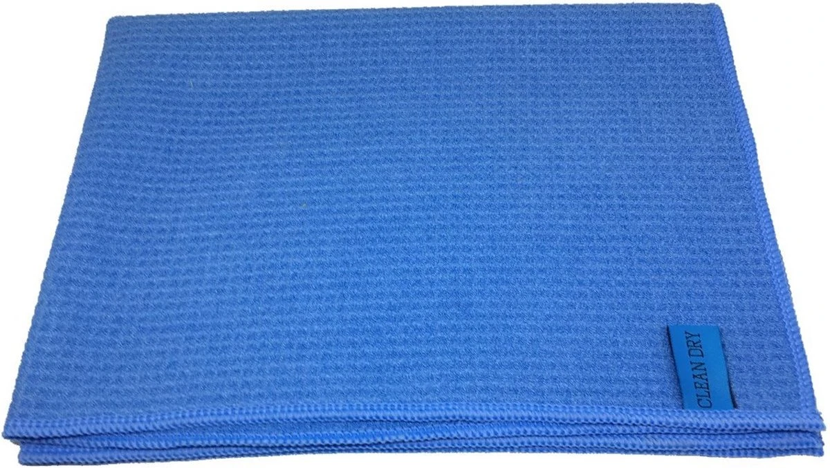 Merkloos Clean Dry Ramenset Raamdoeken Origineel 45 X 60 Blauw/Geel - Afbeelding 10