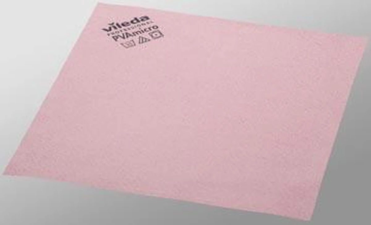 Vileda Microvezeldoek PVA Rood Pak Van 5 Stuks - Afbeelding 4