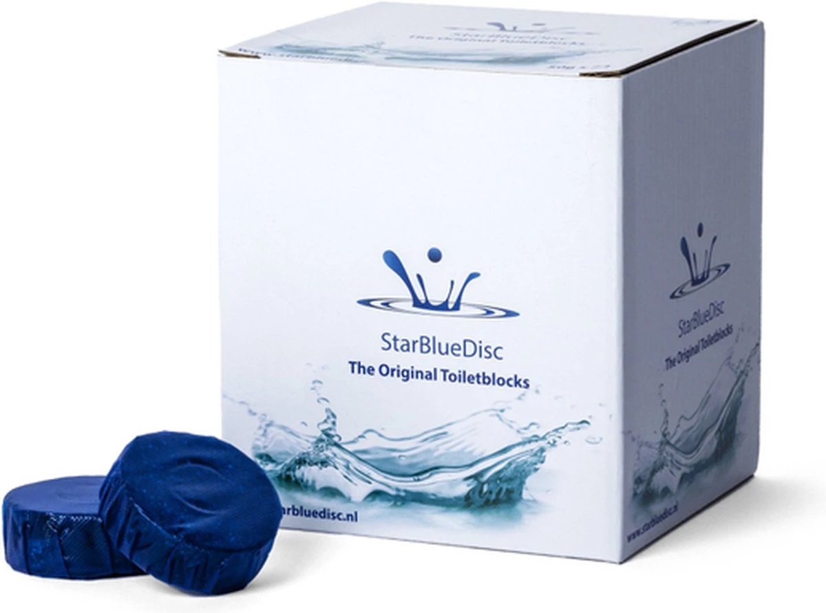 Starbluedisc Toiletblok Jaarverpakking A 24 Stuks Blauw - Afbeelding 2