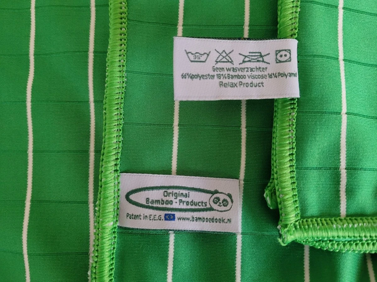 Merkloos Bamboe Dubbele Set + 1 EXTRA Doek. Wonderdoeken - Microvezeldoeken - Raamdoeken - Droogdoeken - Afbeelding 2