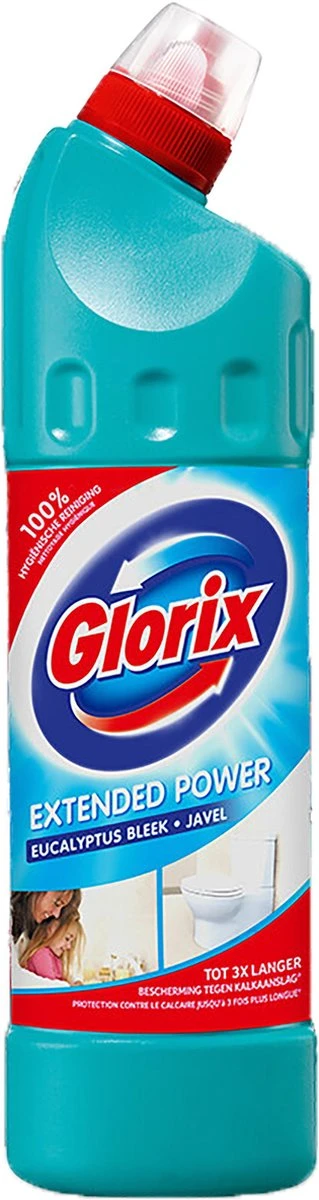 Glorix Extended Power Eucalyptus Bleek Javel 6x750ML - Afbeelding 2