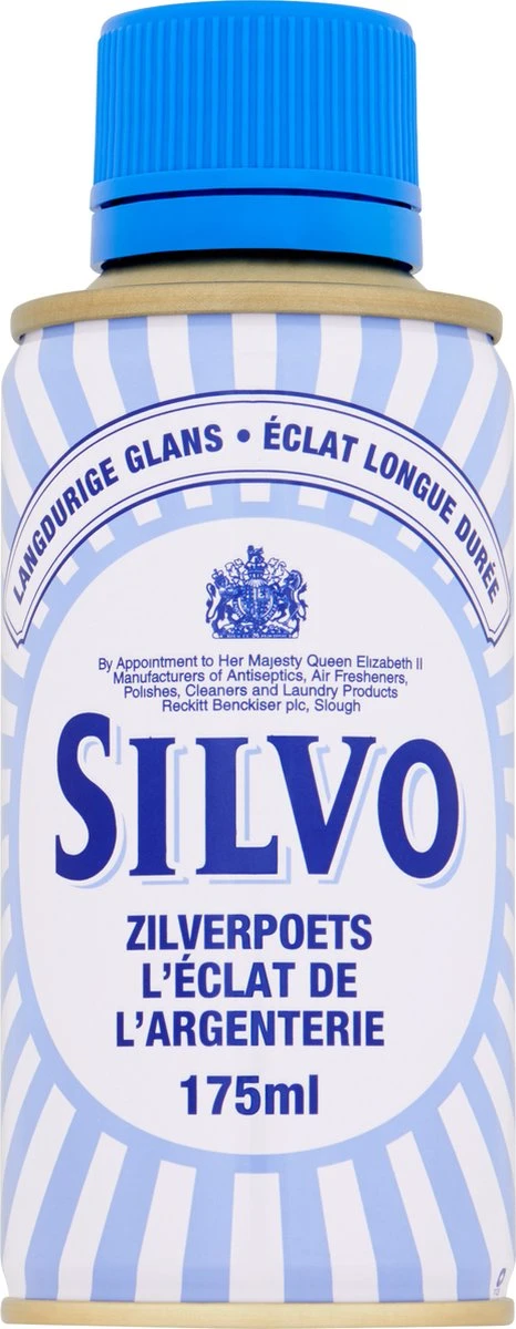 Silvo Zilverpoets - Poetsmiddel -Zilverglans - 2x 175 ML - Voordeelverpakking - Afbeelding 2