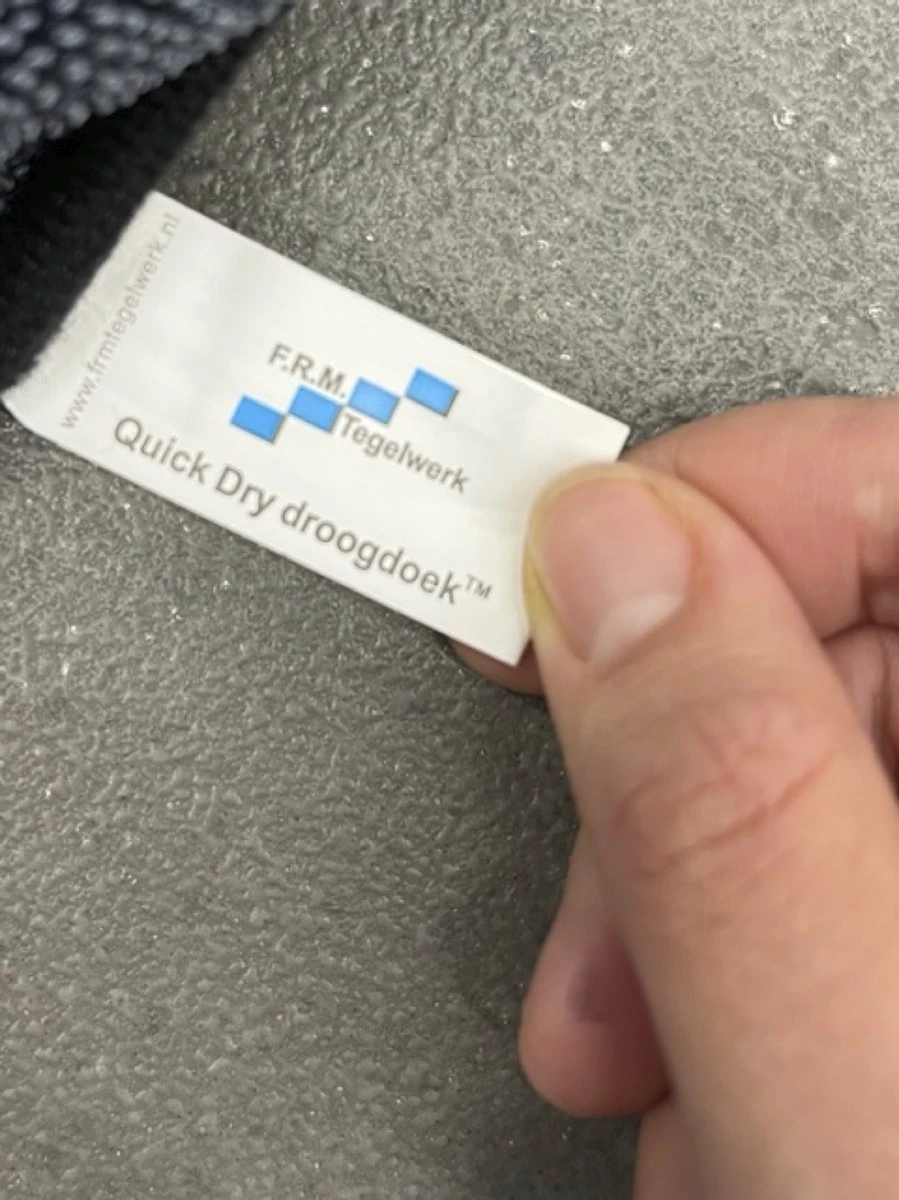 F.R.M. TEGELWERK QUICK DRY DROOGDOEK™ BADKAMER 40X40 - Afbeelding 4