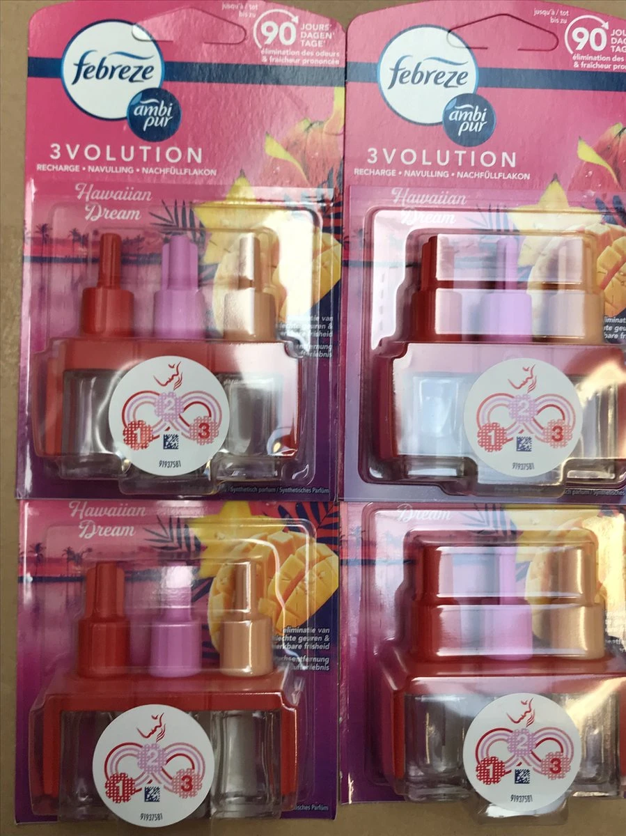 Ambi Pur Luchtverfrisser Navulling 3Volution Hawaiian Dream 4xstuks