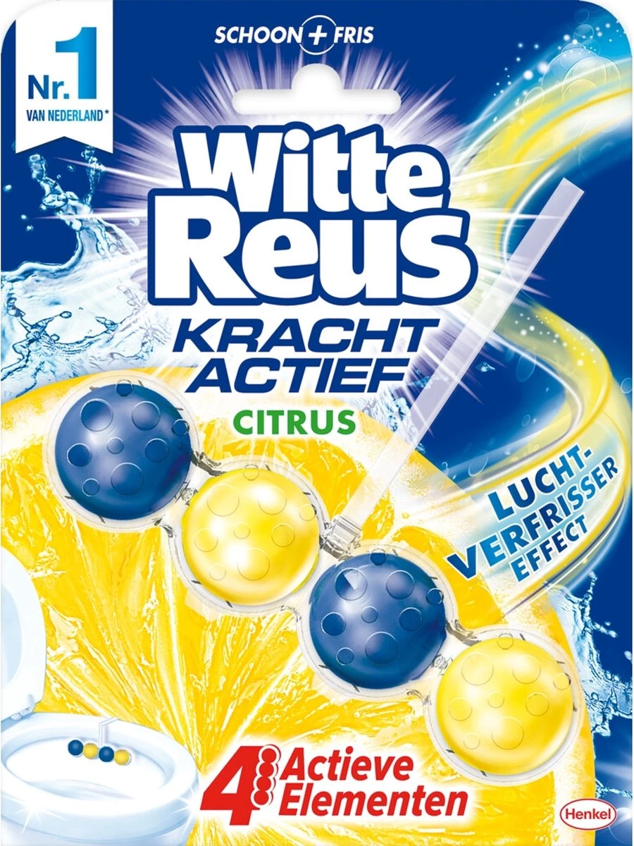 Witte Reus Kracht Actief Toiletblok - Citrus - WC Blokjes Voordeelverpakking - 10 Stuks - Afbeelding 16