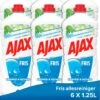 Ajax® Ajax Allesreiniger Fris 6 X 1.25L - Voordeelverpakking